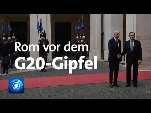 Vor dem G20-Gipfel in Rom: Viele Forderungen - und Sorge vor Gewalt