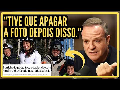 A polêmica foto de Barrichello no Instagram.