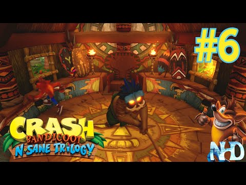 Let's Play Crash Bandicoot 1 N. Sane Trilogy (pt6) Papu Papu (Boss)