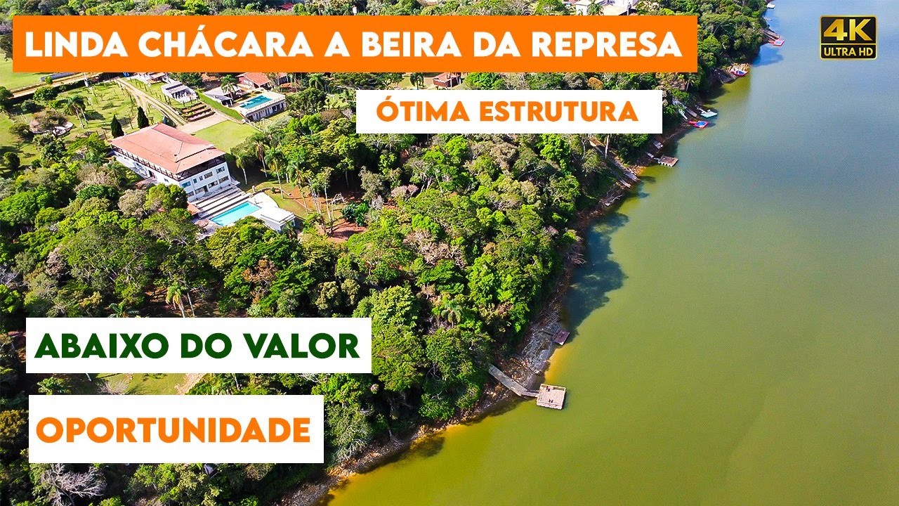 CHÁCARA na BEIRA DA REPRESA, 8.000m²  IBIUNA/SP