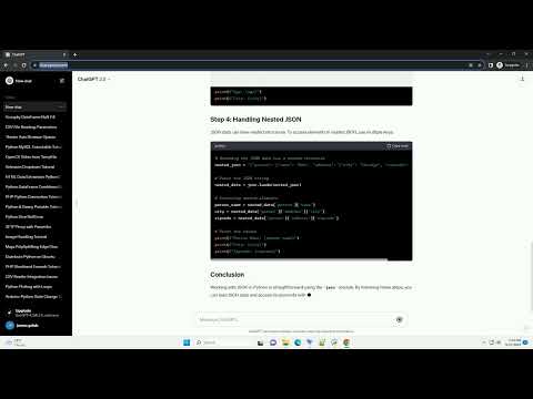 Accessing Json S Elements With Python