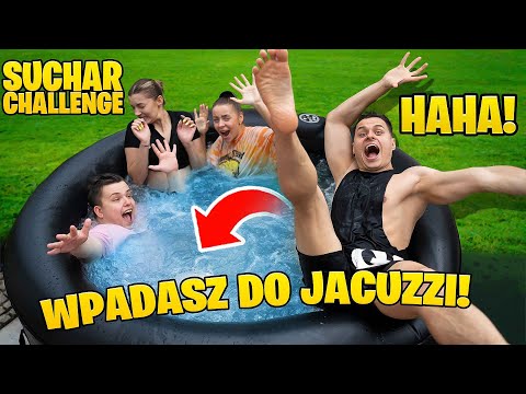 YOU'RE LAUGHING AND YOU'RE FALLING INTO THE JACUZZI! Suchar Challenge with the Crew!