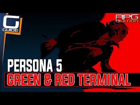 Persona 5 - Green & Red Terminal Locations (Niijima's Palace)