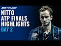 Djokovic v Schwartzman; Medvedev v Zverev | Nitto ATP Finals 2020 Highlights Day 2