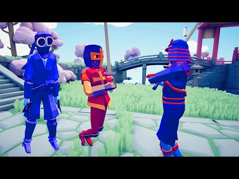 SAMURAI & NINJA VS EVERY UNIT | TABS - Totally Accurate Battle Simulator