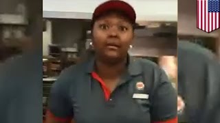 Fast food rage: Video shows insane Burger King emp
