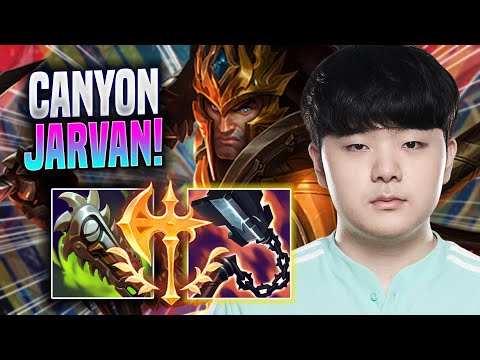 CANYON IS SO CRAZY WITH JARVAN! - DK Canyon Plays Jarvan JUNGLE vs Vi! | Season 2022