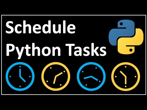 Schedule Python Tasks In Windows Data Science Code
