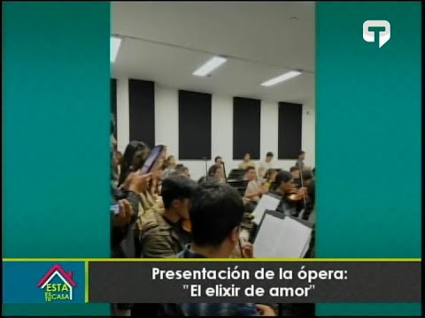 Presentación de la ópera El elixir de amor