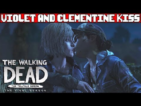 Violet Kisses Clementine - THE WALKING DEAD SEASON 4 Episode 2