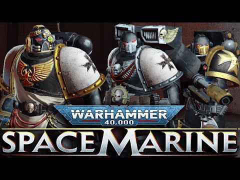 BLACK TEMPLARS SQUAD: 4 Astartes vs 1000+ Orks! - Warhammer 40K: Space Marine, Augmented Mod