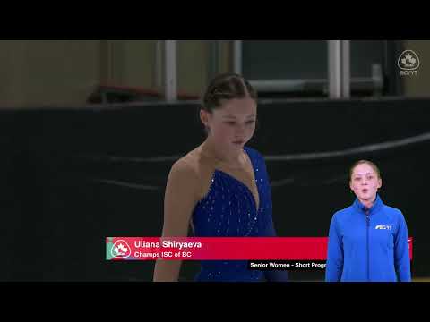 Uliana Shiryaeva SP Skate Canada BC/YT Super Series Sectionals 2024-25