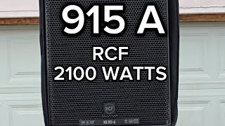 Video thumbnail for Rcf Nx 915 A 15'' 2100 watts vs rcf 905 AS 2200 watts by DJ GALINDO
