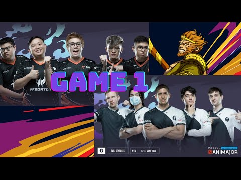 EG vs TNC Game 1 | Bo3 | WePlay AniMajor DPC 2021 | DOTA 2 | HD
