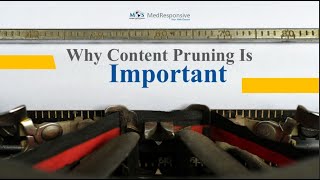 Importance of Content Pruning Is Important