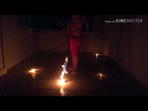 Spada infuocata fire juggling
