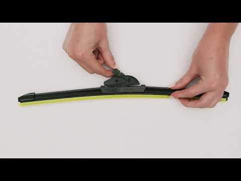 How to install wiper blades on a Large Pin A Arm