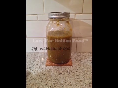❤ Love For Haitian Food - Episode 1 - How to make Epis (Haitian Green Seasoning/Marinade)