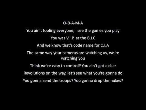 Lowkey Ft. Black The Ripper & M-1 - Obama Nation (Part 2) LYRICS