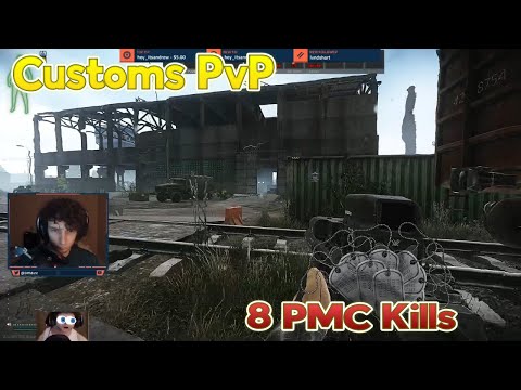 Escape from Tarkov: Customs PvP Action - Scav Boss + 8 PMC Kills