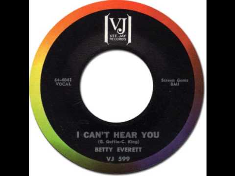 BETTY EVERETT - I Can't Hear You [Vee-Jay 599] 1964