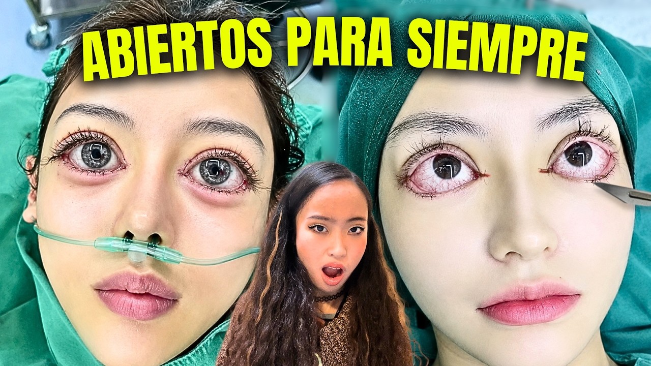 Influencers chinas se operan para tener OJOS DE BARBIE | ¡NO PUEDEN CERRARLOS!