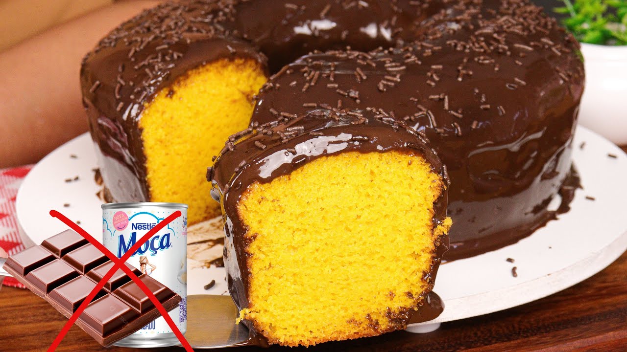 FLUFFY CARROT CAKE WITH ECONOMICAL NESCAU SAUCE, ONLY 2 INGREDIENTS