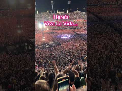 #vivalavida #coldplay #barcelona #musicofthespheresworldtour