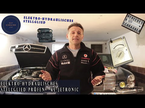 Check electro-hydraulic actuator KE Jetronic - Mercedes R107, W126, W124, W201
