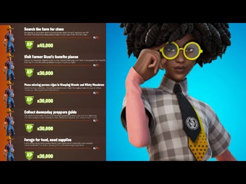 Fortnite All Week 4 Legendary Quests Guide(Stage 1-5)