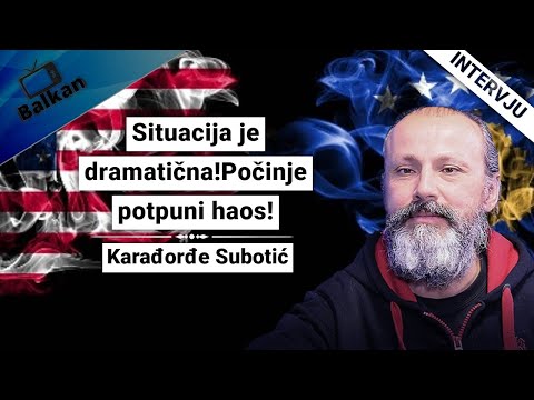 Karađorđe Subotić -Situacija je dramatična!Počinje potpuni haos!