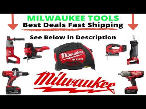 Milwaukee tools buy now! Same day shipping. Impact driver, jigsaw, saw saw, drill, grinder and more.