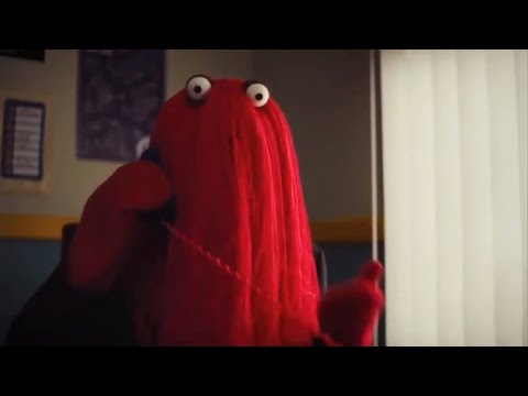Don’t Hug Me I’m Scared but only when red guy screams