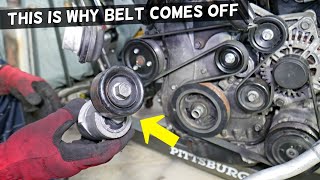 SERPENTINE BELT KEEP COMING OFF HYUNDAI KIA GDI ENGINE  BELT FALLS OFF FIX