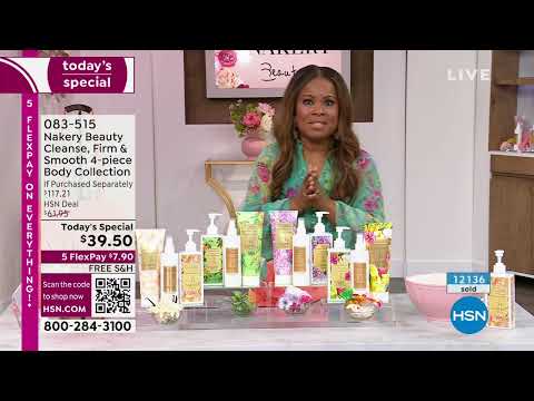 HSN | Nakery Beauty Celebration - All On Free Shipping 07.12.2023 - 02 PM