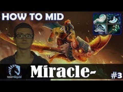 Miracle - Batrider HOW TO MID | Dota 2 Pro MMR Gameplay #3