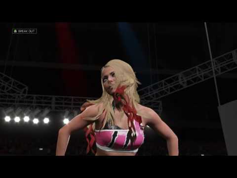 WWE 2k17  Eva Marie vs Alexa Bliss