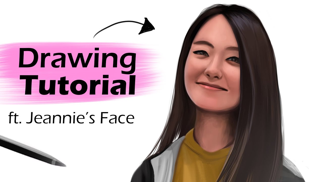 How to Draw Realistic Portraits | Digital Art Tutorial (PotasticP)