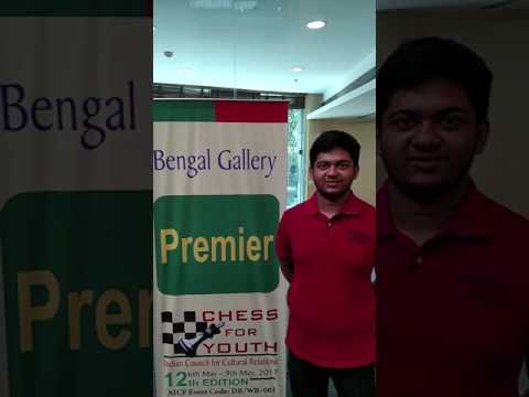 GM Diptayan Ghosh speaks about a few things before 3rd round in 12th Chess for Youth 2017