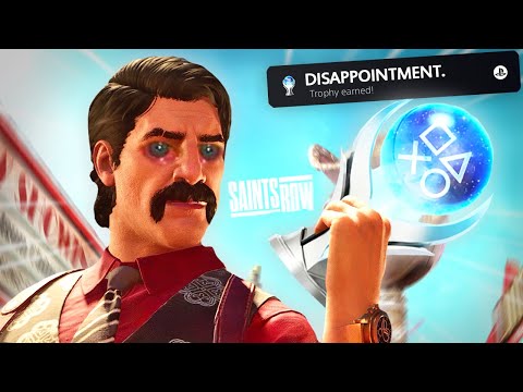The Saints Row Platinum Trophy Is Just Disappointing...