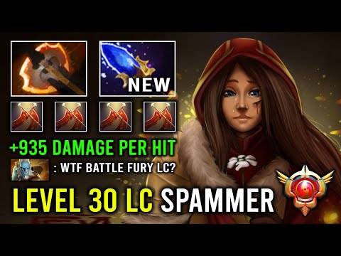 NEW LEVEL 30 LC SPAMMER Battle Fury +935 Damage Per Hit Instant 1 Shot Duel Win Dota 2