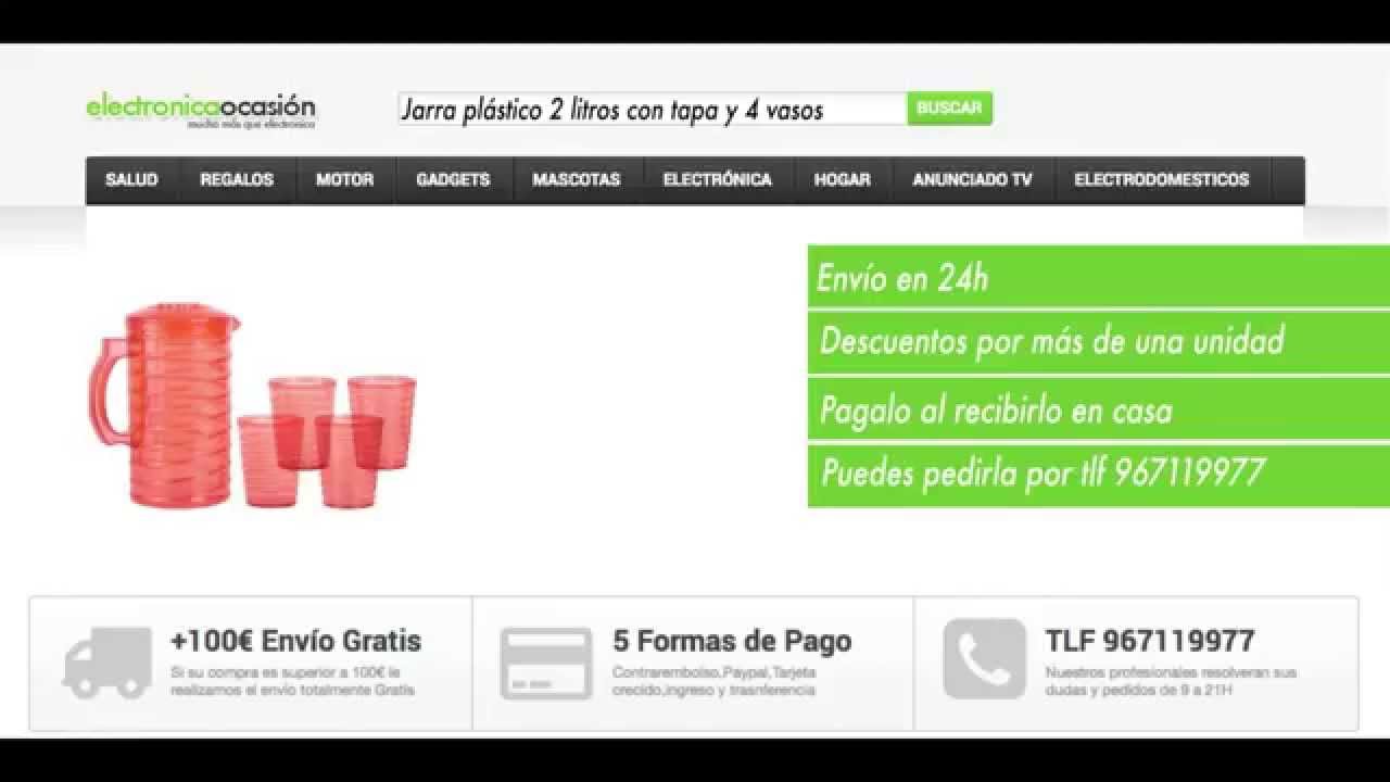 Jarra plástico 2 litros con tapa y 4 Vasos apilables