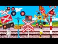 The Railroad Crossing Concealing Itself Железнодорожный переезд