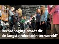 Leerlingen doen recordpoging in het Spoorwegmuseum | RTV Utrecht