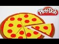 How To Make Play Doh Rainbow Pizza Play Dough FOOD Video For