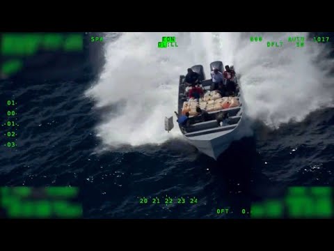 Schmuggler mit 13 Tonnen Kokain auf Pazifik verfolgt