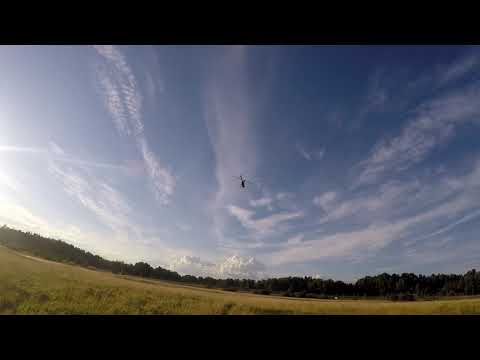 Trex 550 2 Soft flights on Norrby