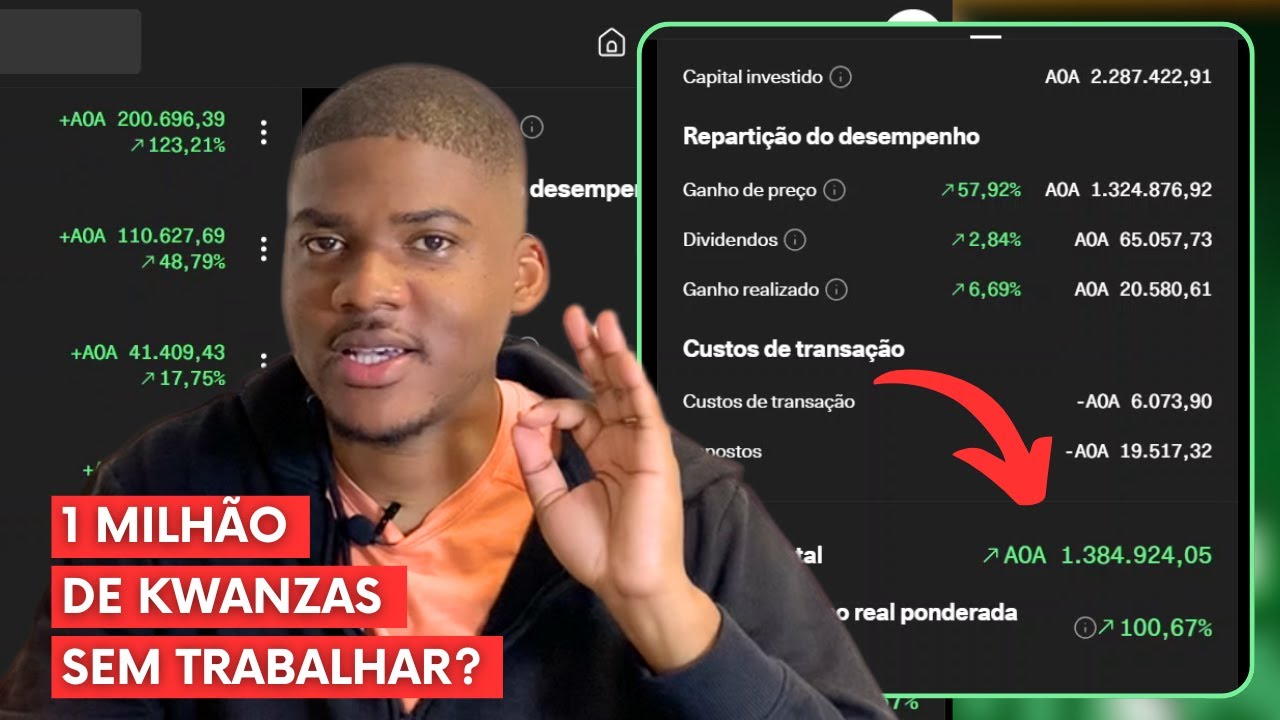COMO GANHAR 1 MILHÃO DE KWANZAS SEM TRABALHAR | Renda Passiva em Dólares!