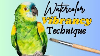 The Key to Making Your Watercolor Parrots Pop with Color