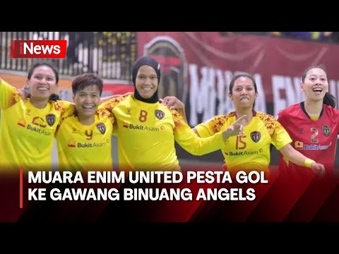 Liga Futsal Putri 2024, Muara Enim United Bekuk Binuang Angels 8-0 - iNews Malam 25/06